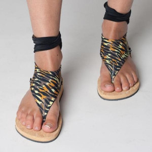 Чорап за сандали с връзки 10 (снимка)